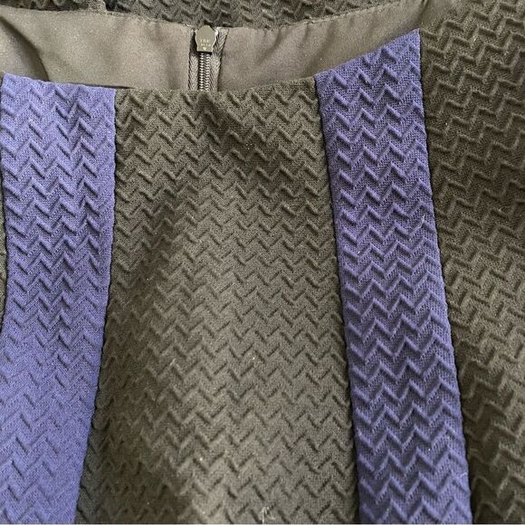 NANETTE Lepore Women’s Black & Blue Color Block Dress Size 4 - Picture 6 of 10